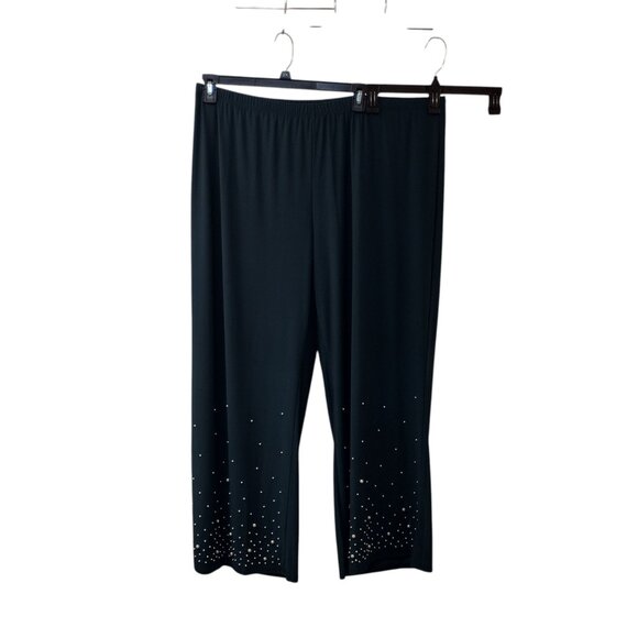 (NWT) Antthony Originals:  2-Piece Pull on Wide Leg Pant Set, Size 2X, Evergreen - Picture 6 of 12